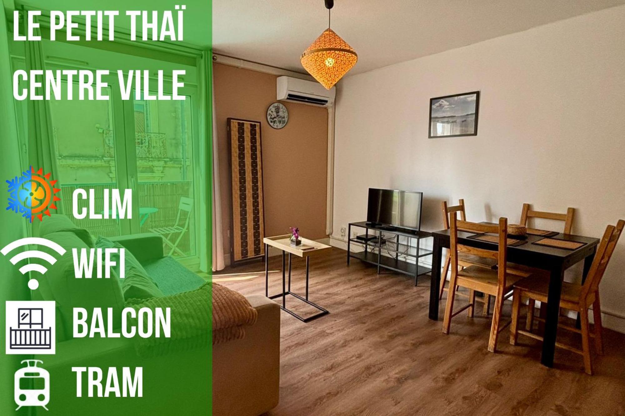 Le Petit Thai Appart 2 Pieces Zen Centre Ville Montpellier Exterior photo